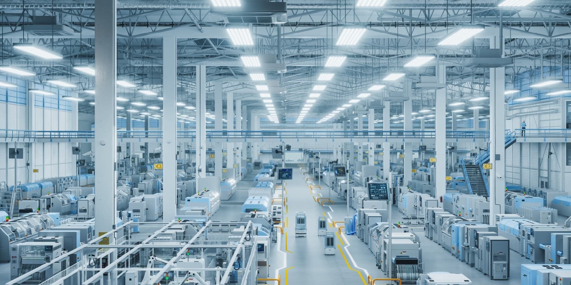 Industrial real estate interior