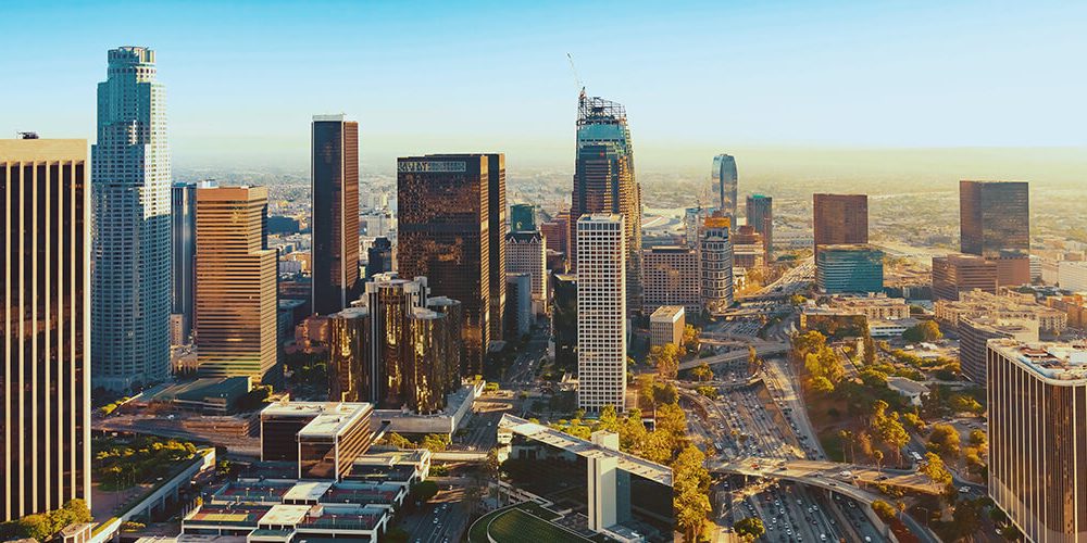 LA skyline