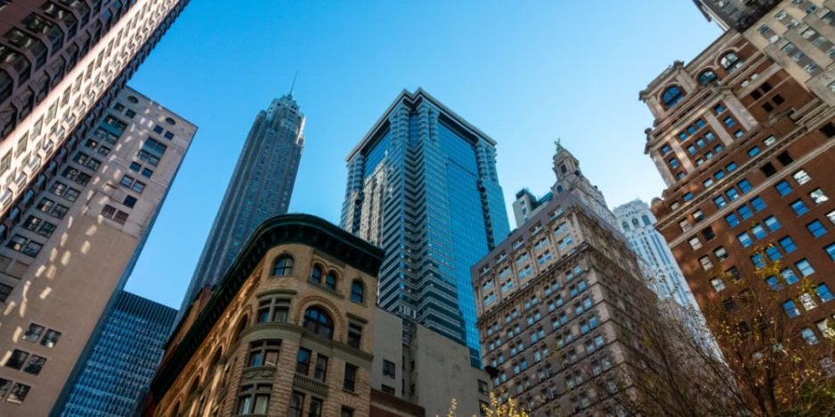 Manhattan office and shared spaces street view
