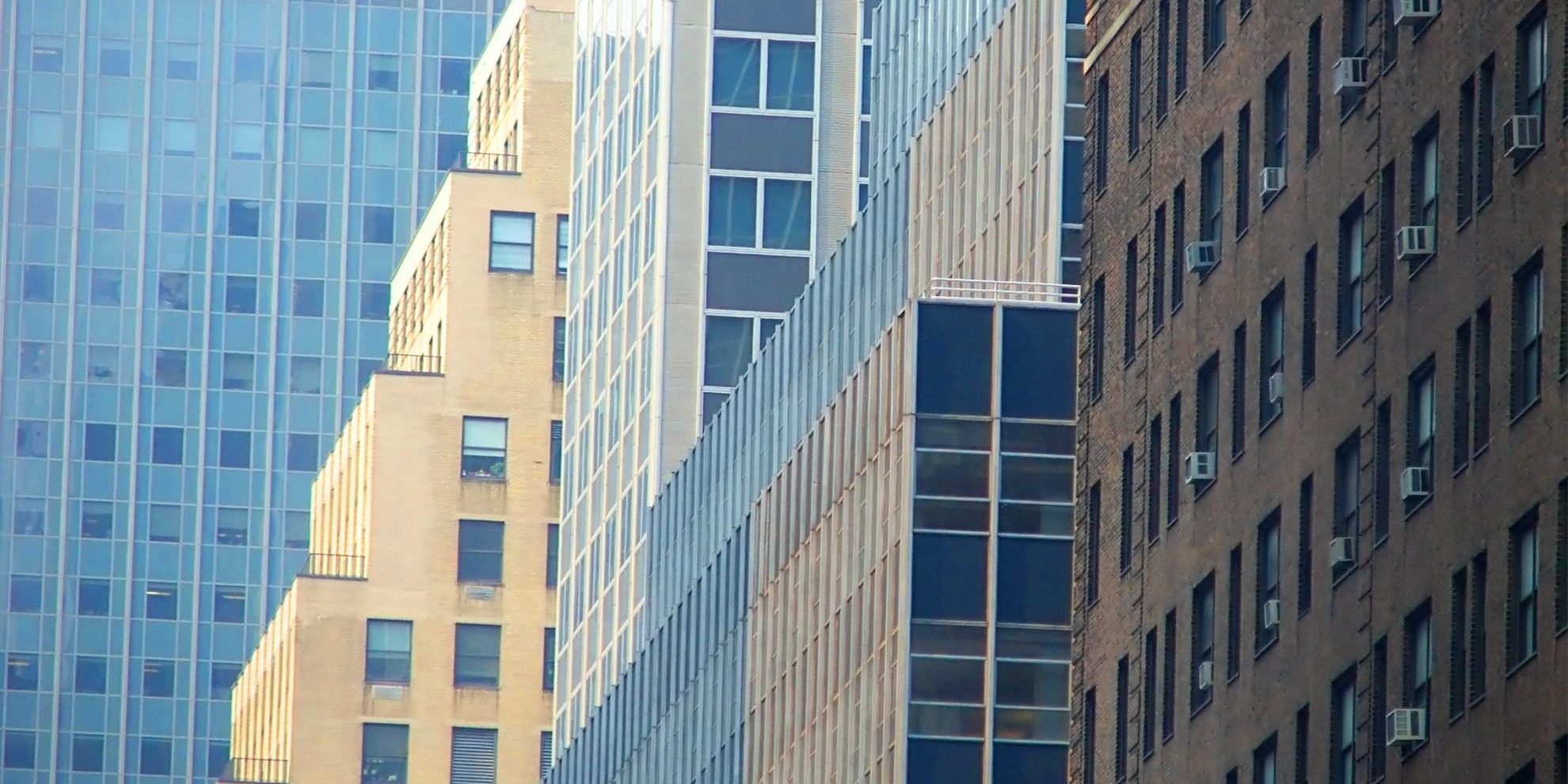 closeup of building on Third Avenue, Midtown East