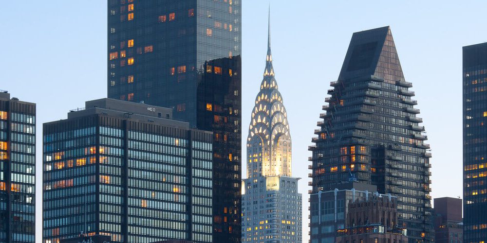 high-rises in Manhattan