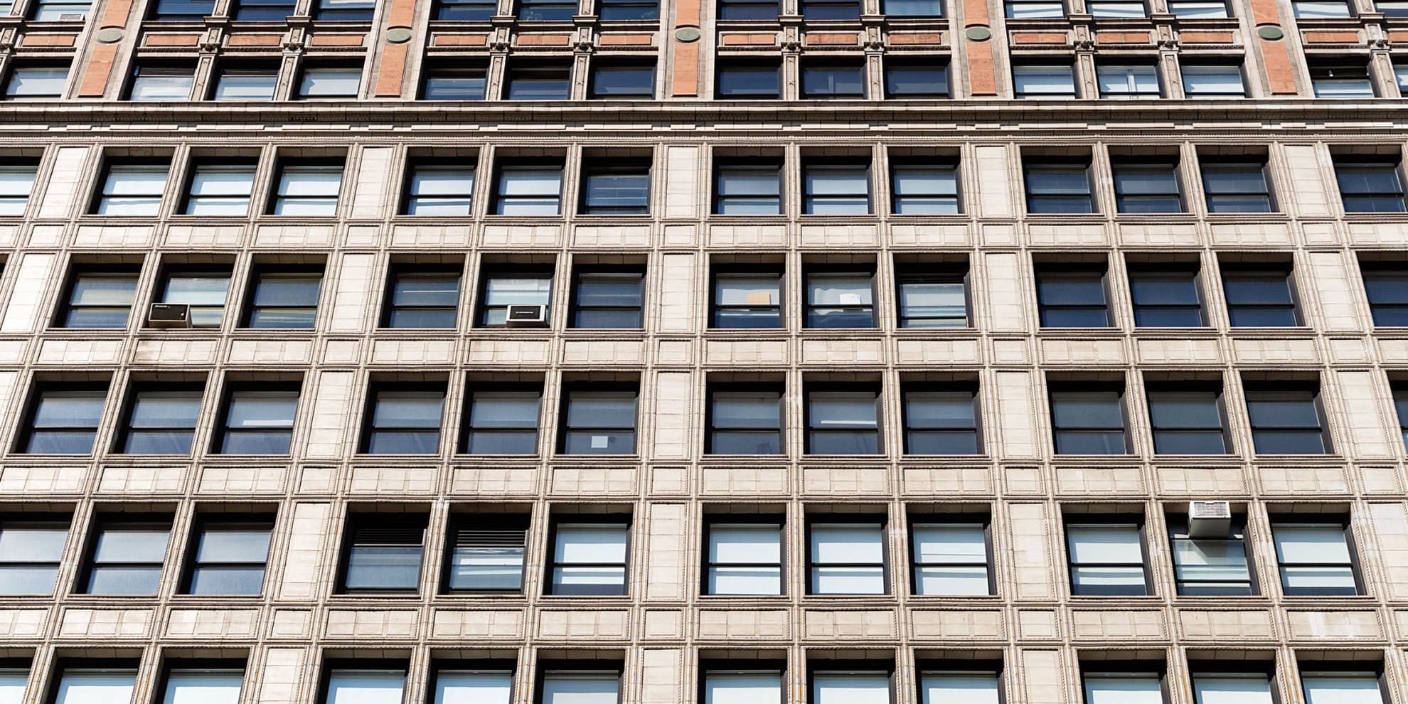 office building in Manhattan - closeup