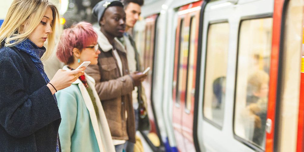 commuting by train