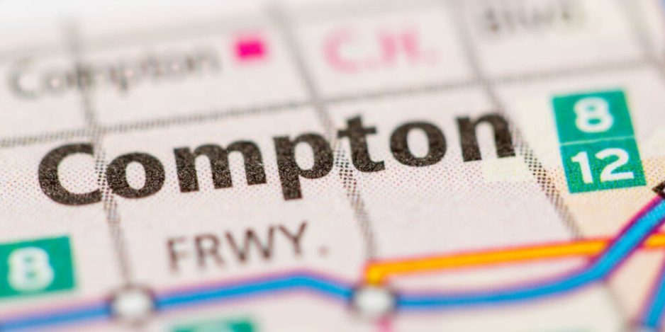compton CA map