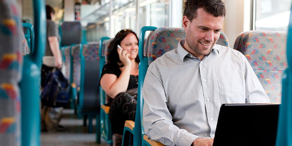 coommuting by train
