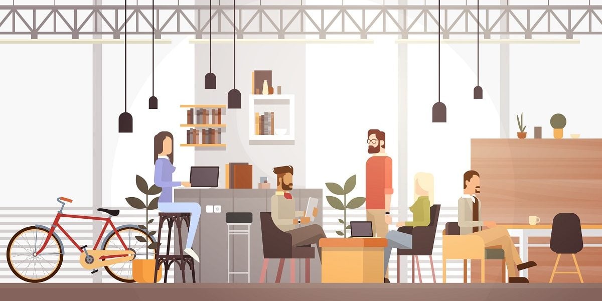 coworking vs home office