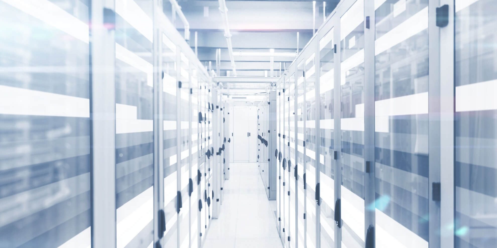 inside data center space in office and flex property