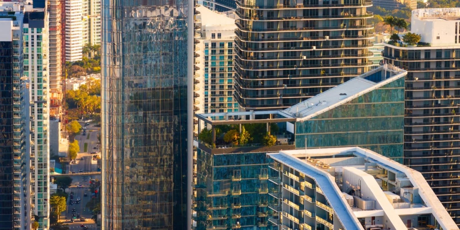 skyscrapers in downtown Miami