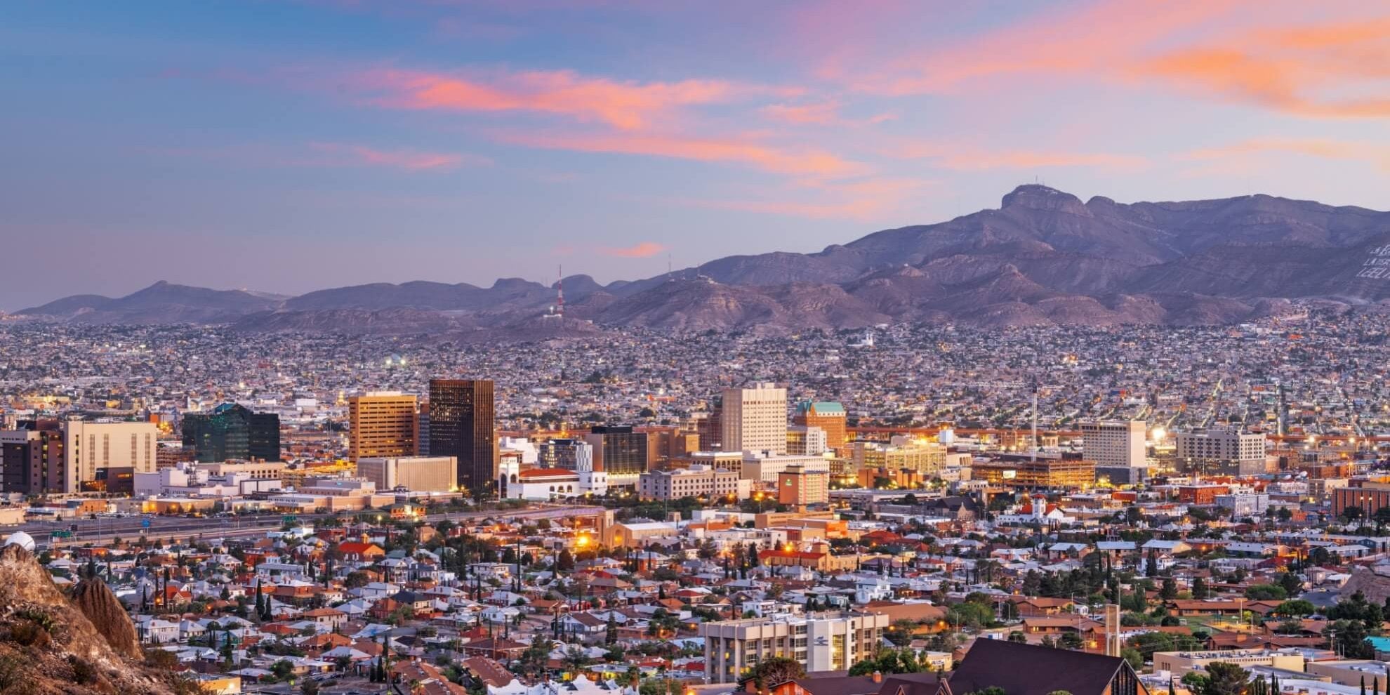 panoramic view of el paso texas