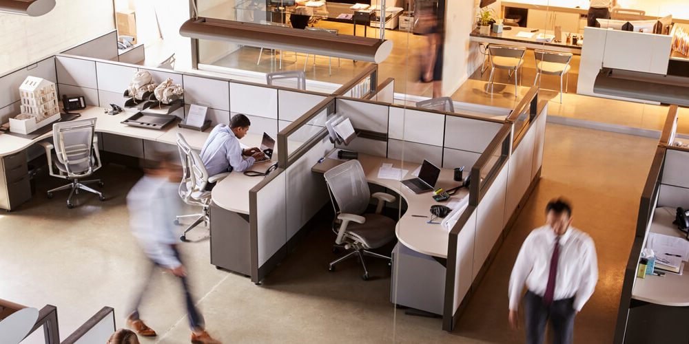 featured image hybrid office