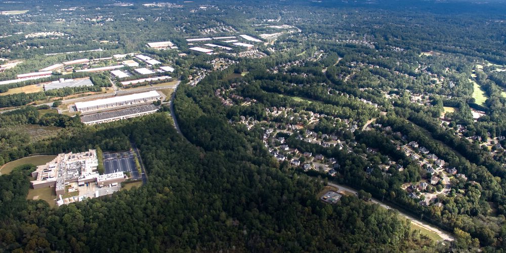 greater atlanta office space alpharetta office property aerial