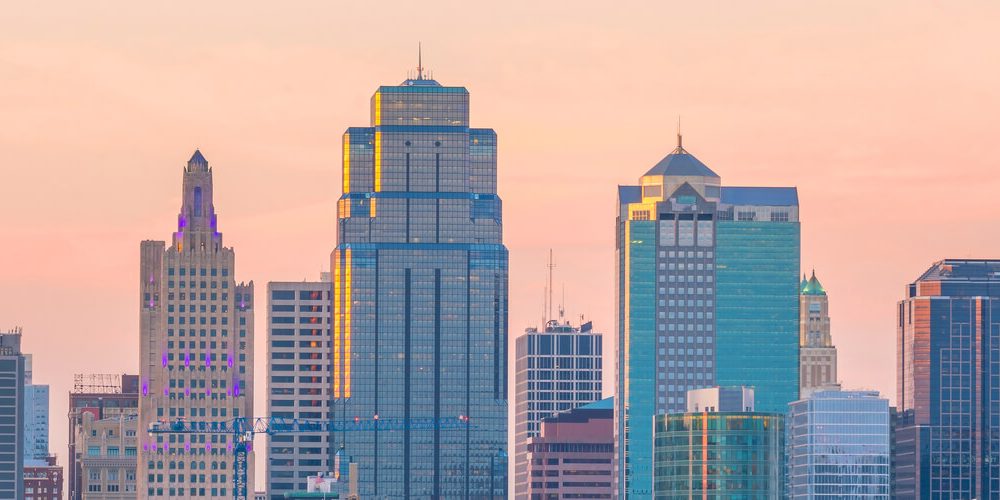 Overview of the skyline of Kansas City, MO.