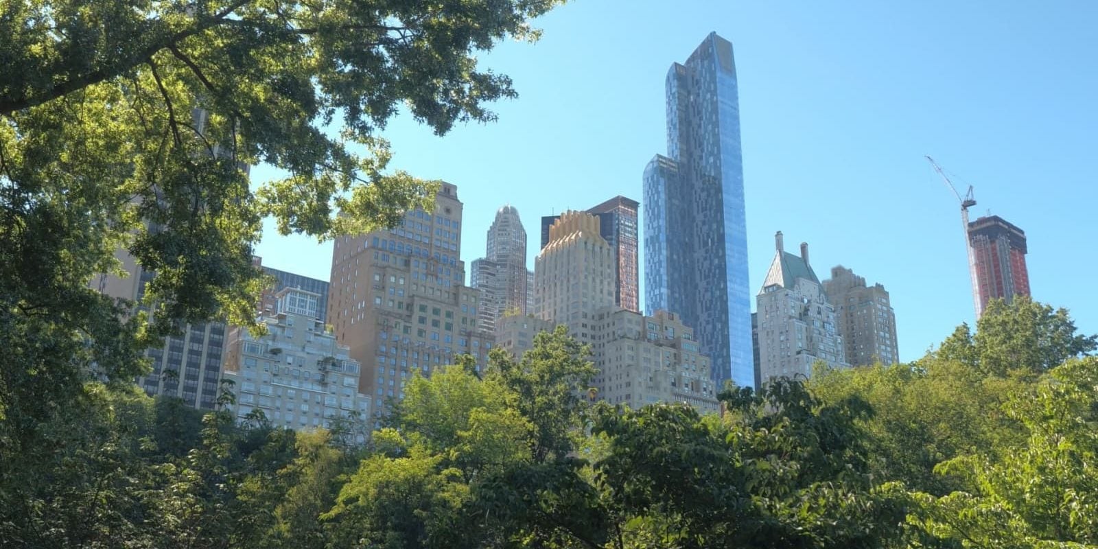 national office report april 2026 cover image manhattan skyline office buildings from central park low angle