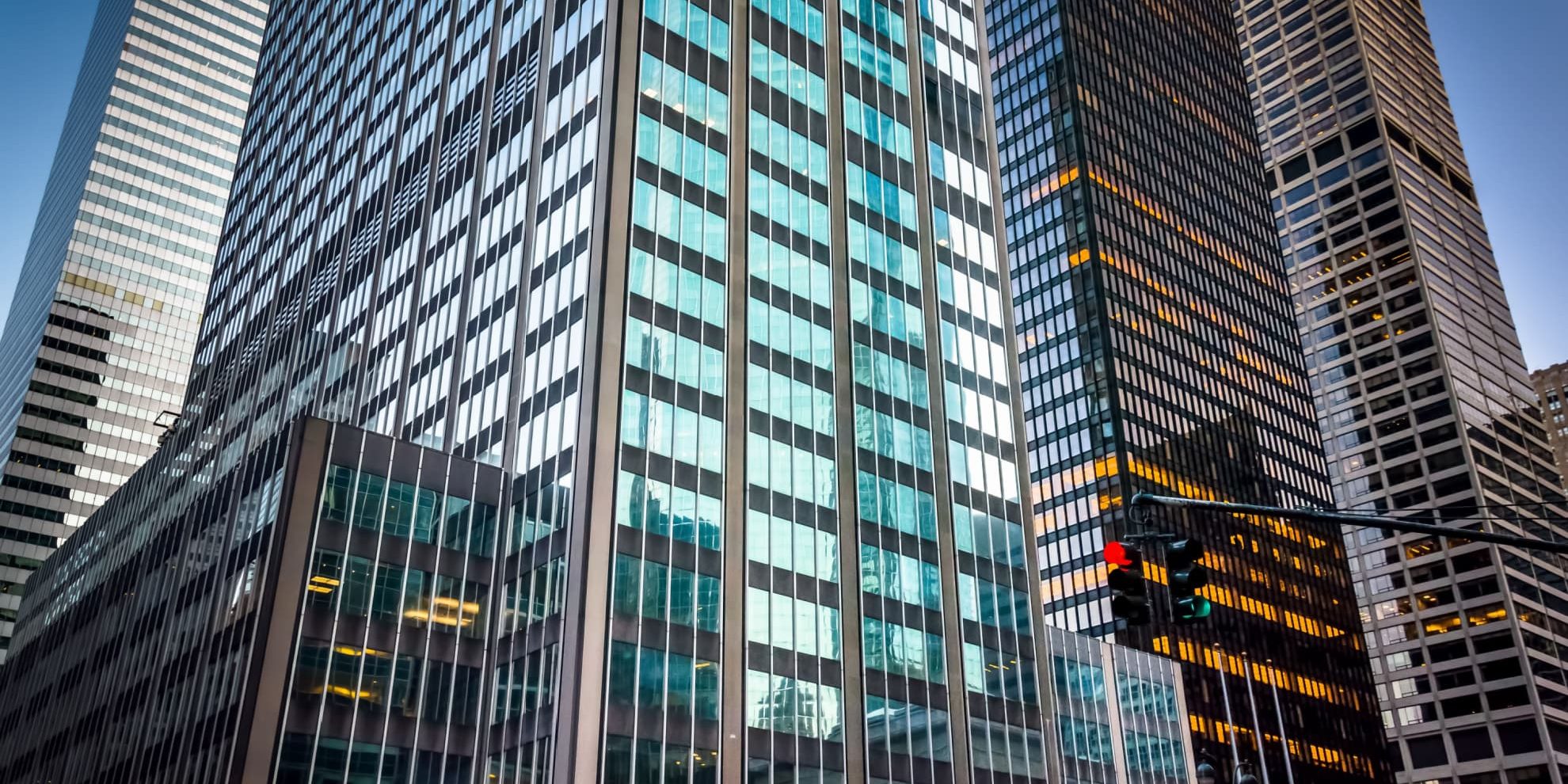 office towers along park avenue Manhattan