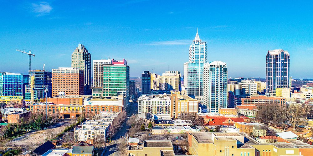 raleigh north carolina downtown skyline featured image