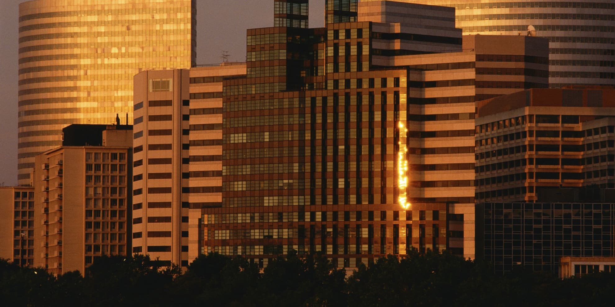 Office buildings in Rosslyn VA