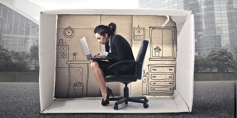 shriking office space