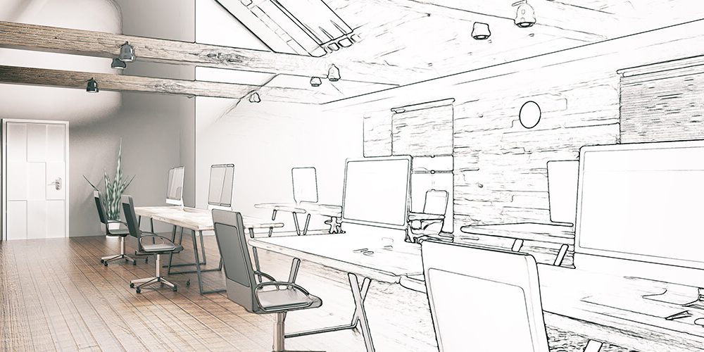 office solutions design sketch