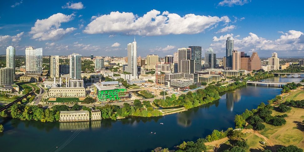 shutterstock_Aerial skyline shot of Austin, Texas
