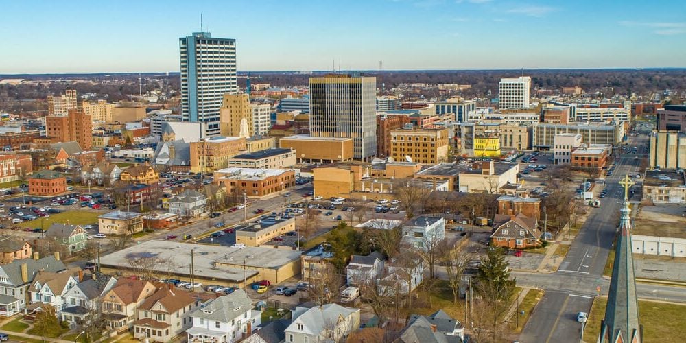 south bend indiana business district office property