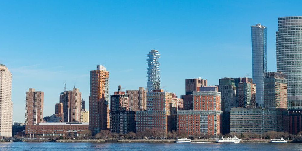 tribeca nyc hudson river skyline