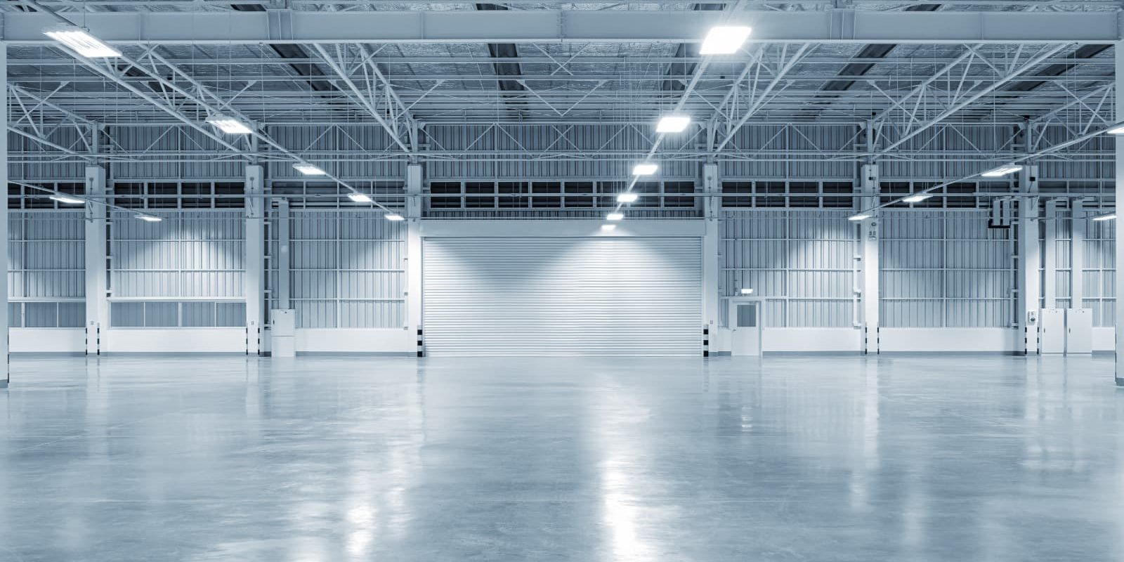 warehouse interior columns