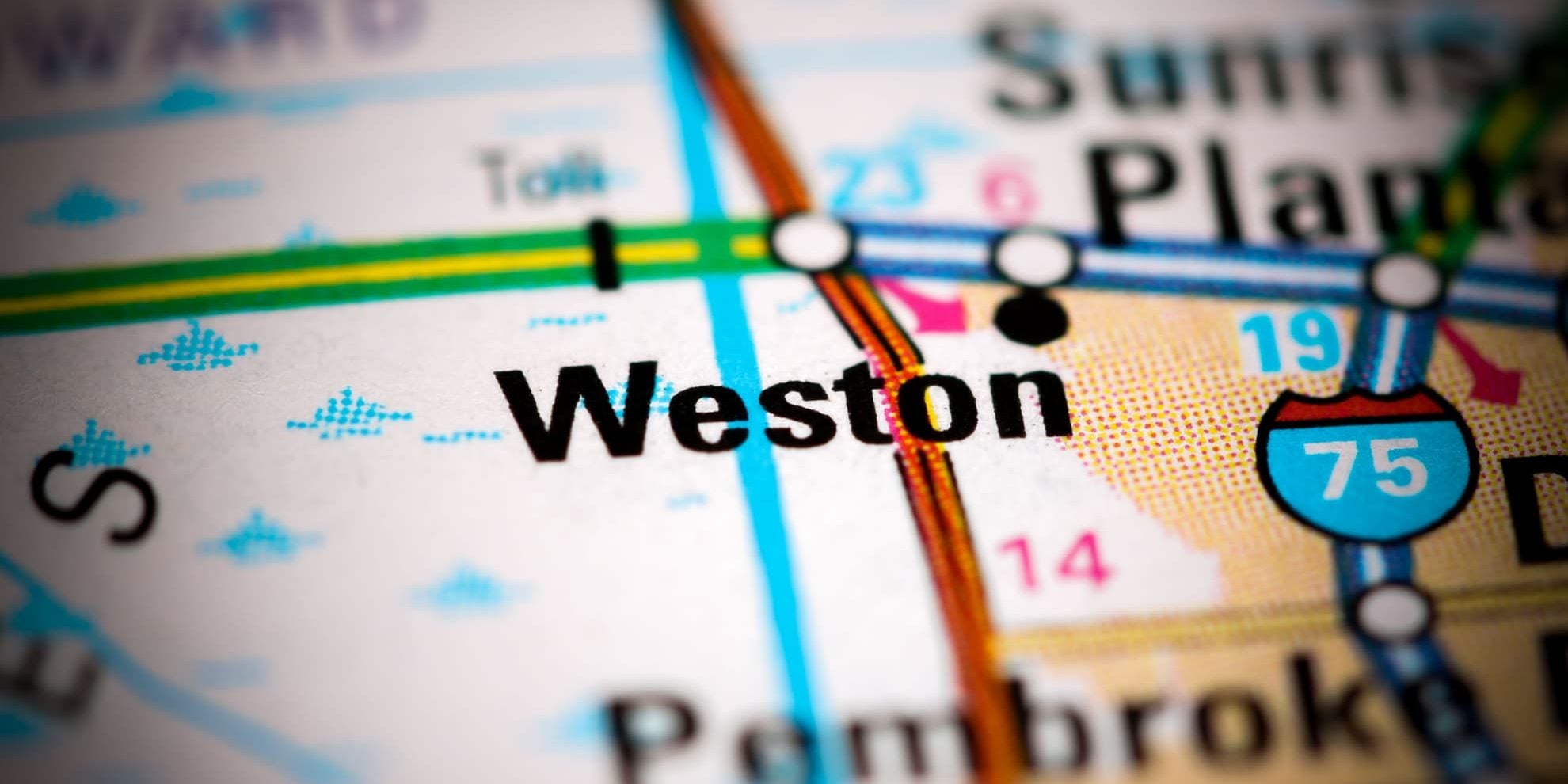weston on the map