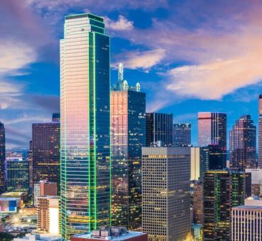 Skyline of Dallas - the city took 2nd place by 2019 office completions