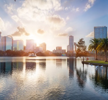 Orlando, FL Skyline - Orlando is one of the small Florida cities with a growing office sector