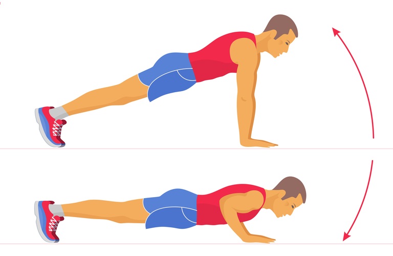 Office workouts - push-ups