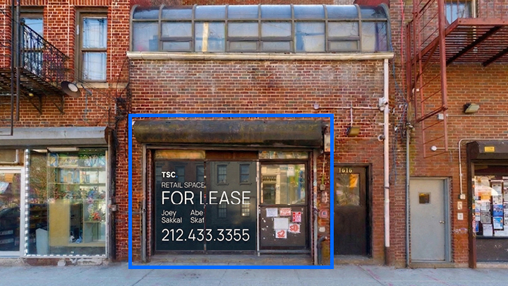 800 SF | 1616 Mermaid Avenue | Retail Space with New Glass Frontage for Lease