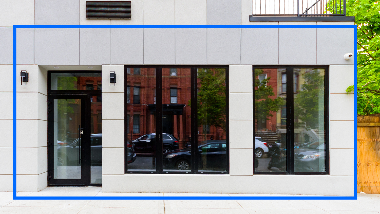 1,000 SF | 28 Spencer Place | Brand New Storefront With Glass Frontage & High Visibility for Lease