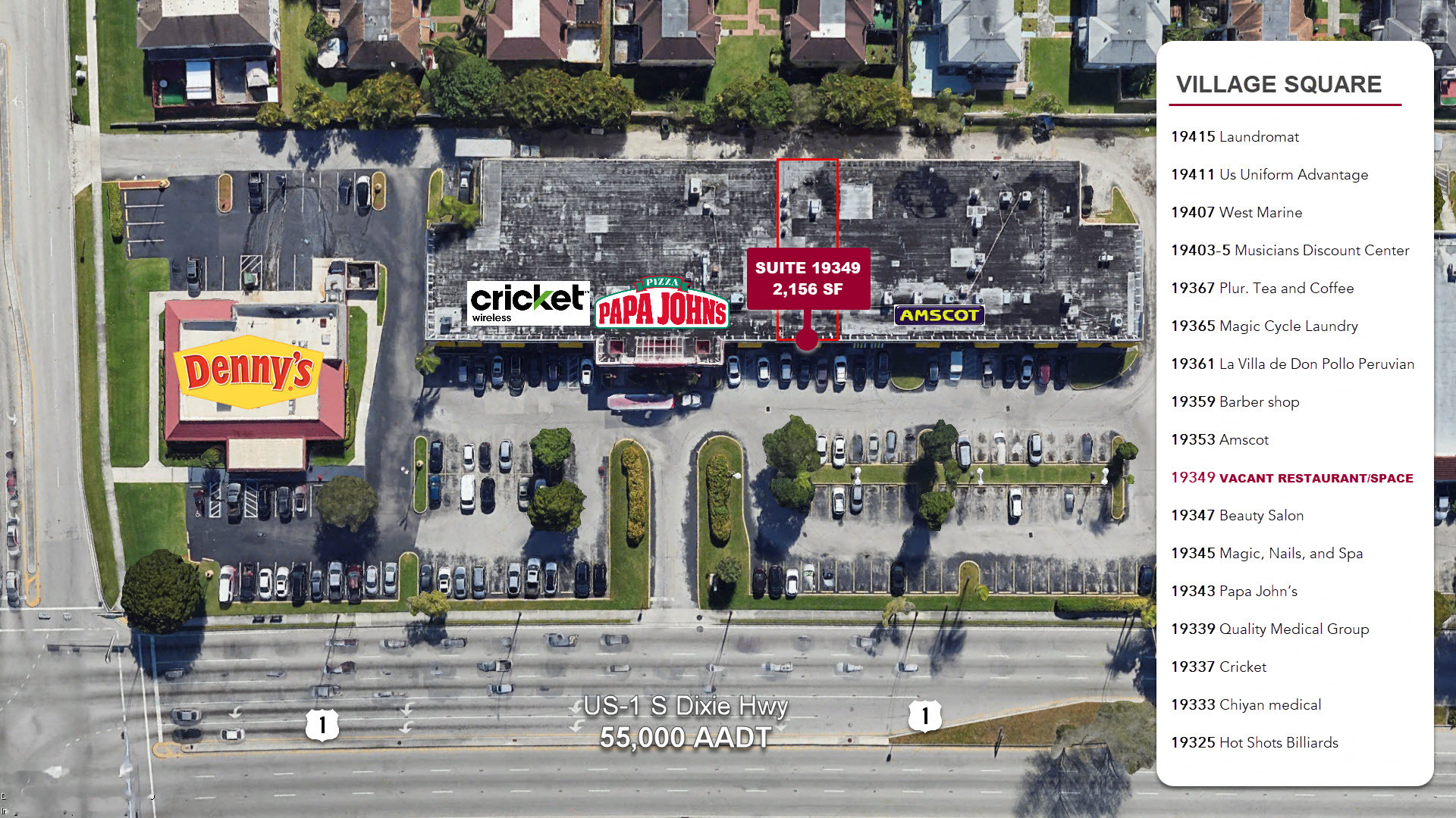 Retail Space on High-Traffic S Dixie Highway