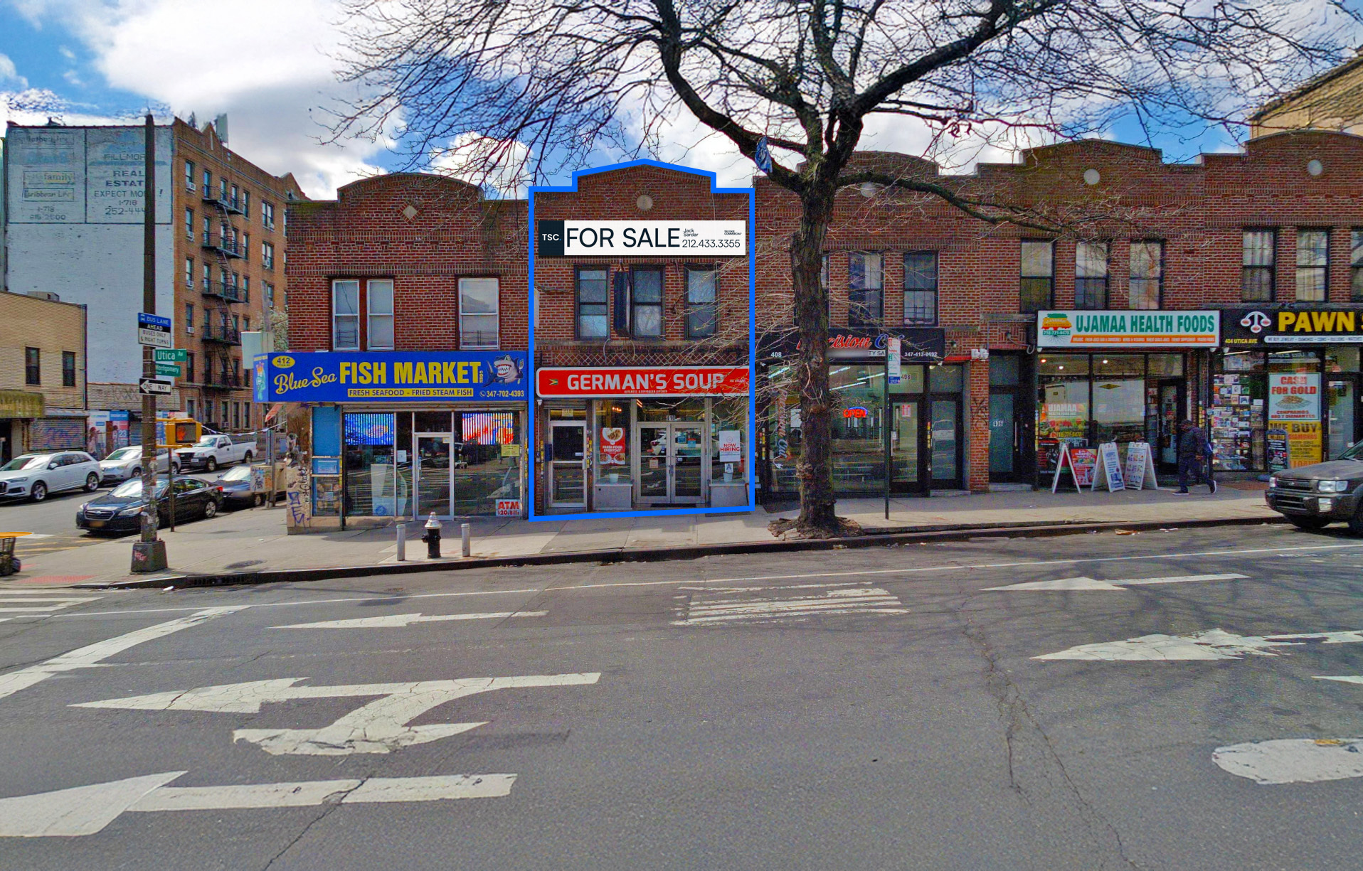 410 Utica Avenue | Fully Renovated Commercial Building with Turn-Key Restaurant - Delivered Vacant