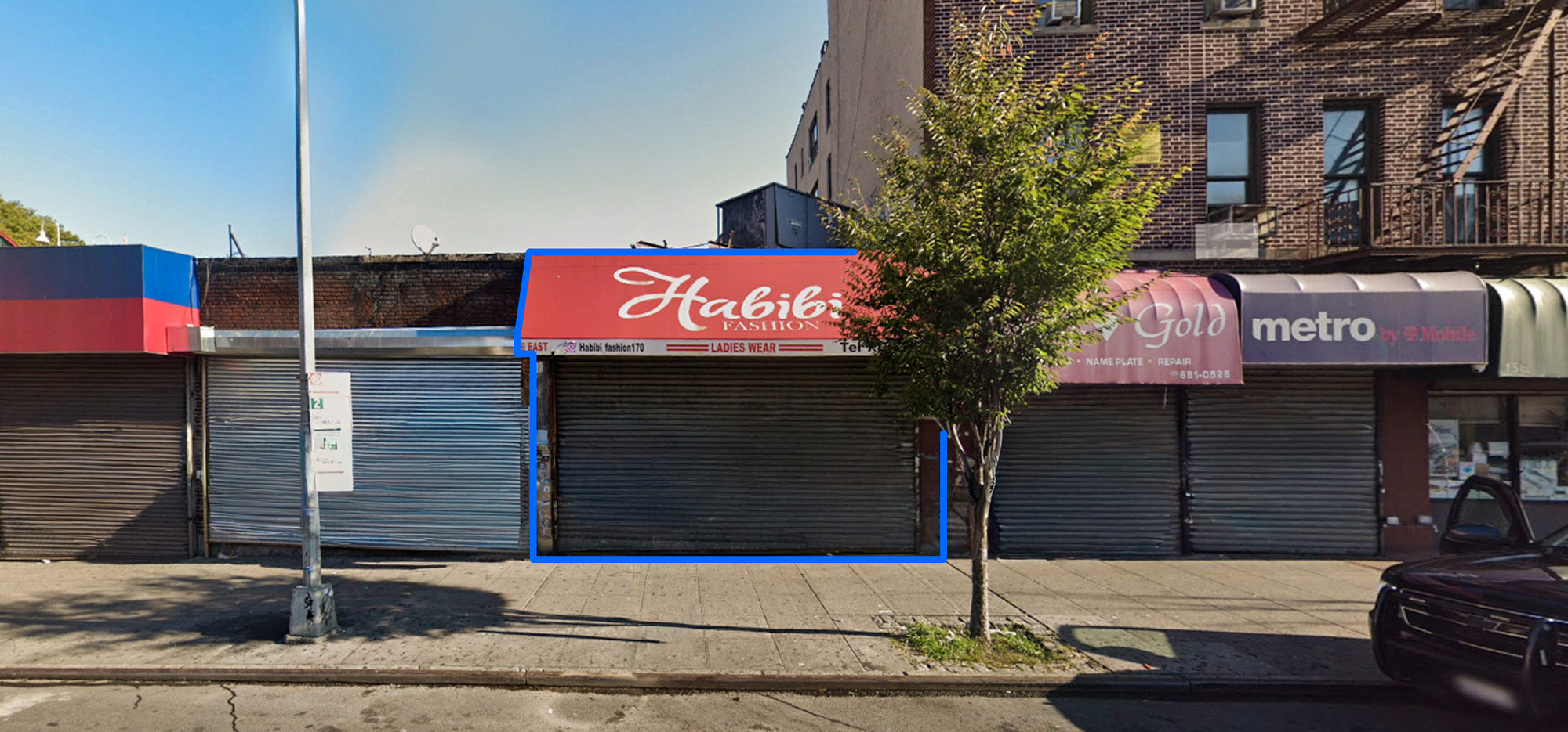 2,000 SF | 9 East 170th Street | Retail Space With Glass Frontage For Lease