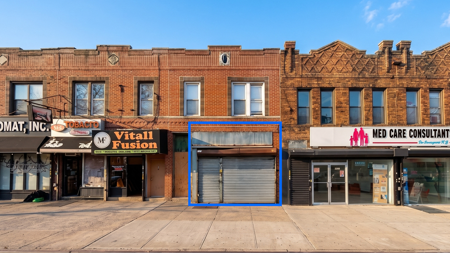 1,000 SF | 4707 Church Avenue | Brand New Vanilla Box with 1,000 SF Basement + Backyard for Lease