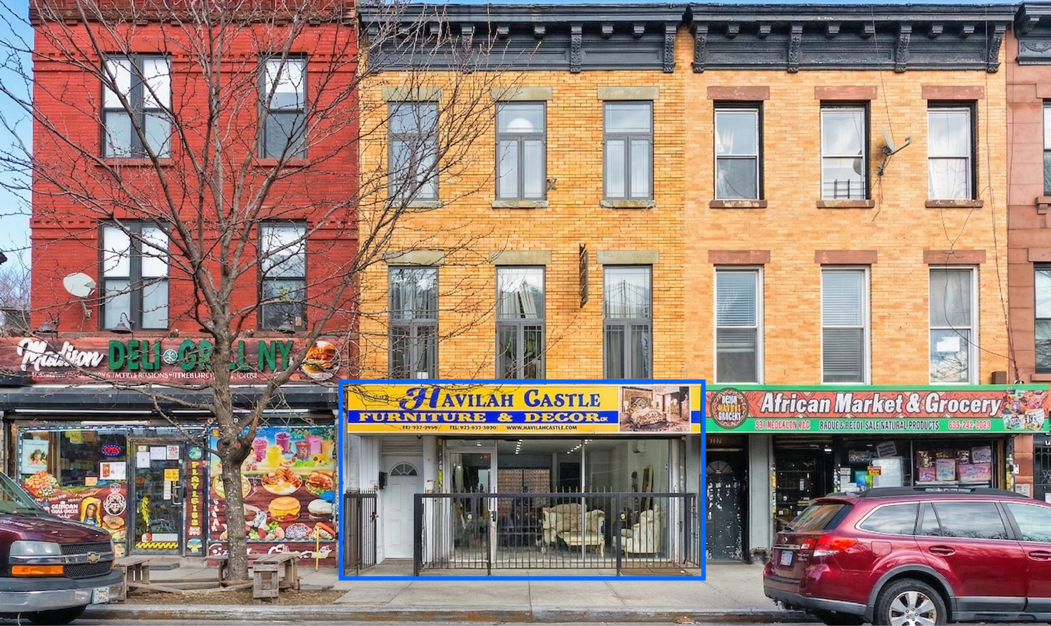 1,200 SF | 385 Nostrand Avenue | Vanilla Box Retail with Backyard for Lease