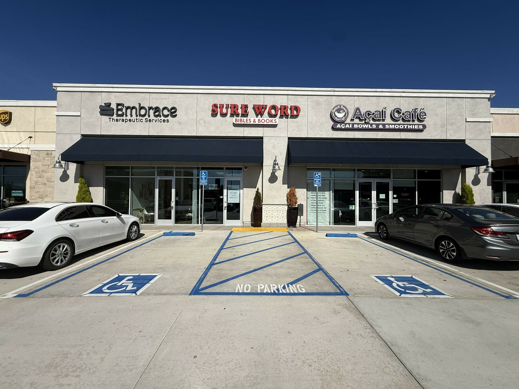 Remodeled South Bay Shopping Center