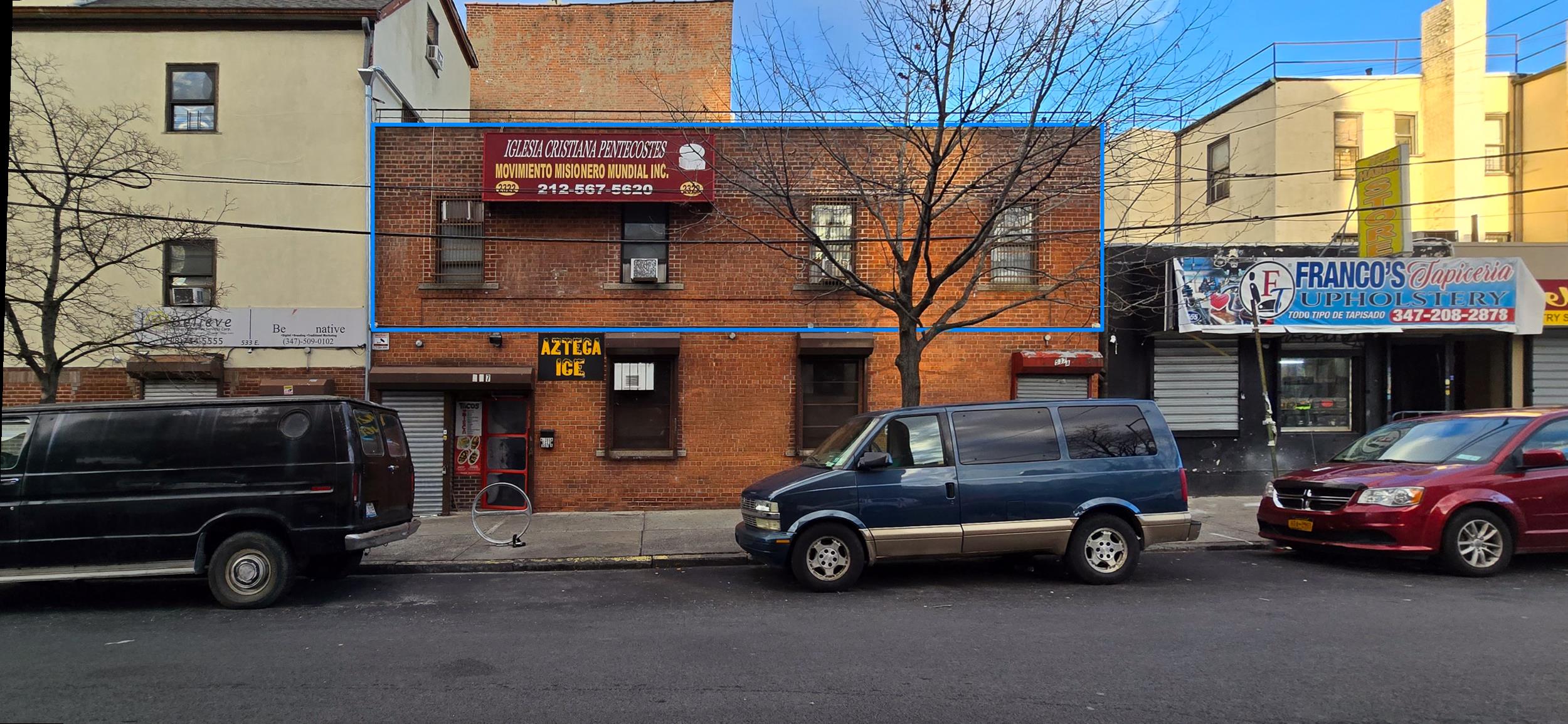 1,500 SF | 2324 Bathgate Avenue | 2nd Floor Vanilla Box Office Retail Space for Lease