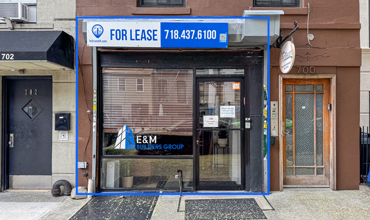 1,200 SF | 700 Saint Marks Avenue | Modern Built-Out Office Retail for Lease